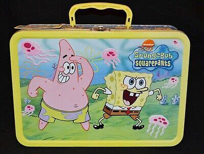 2006 spongebob metal lunch box|spongebob lunchables.